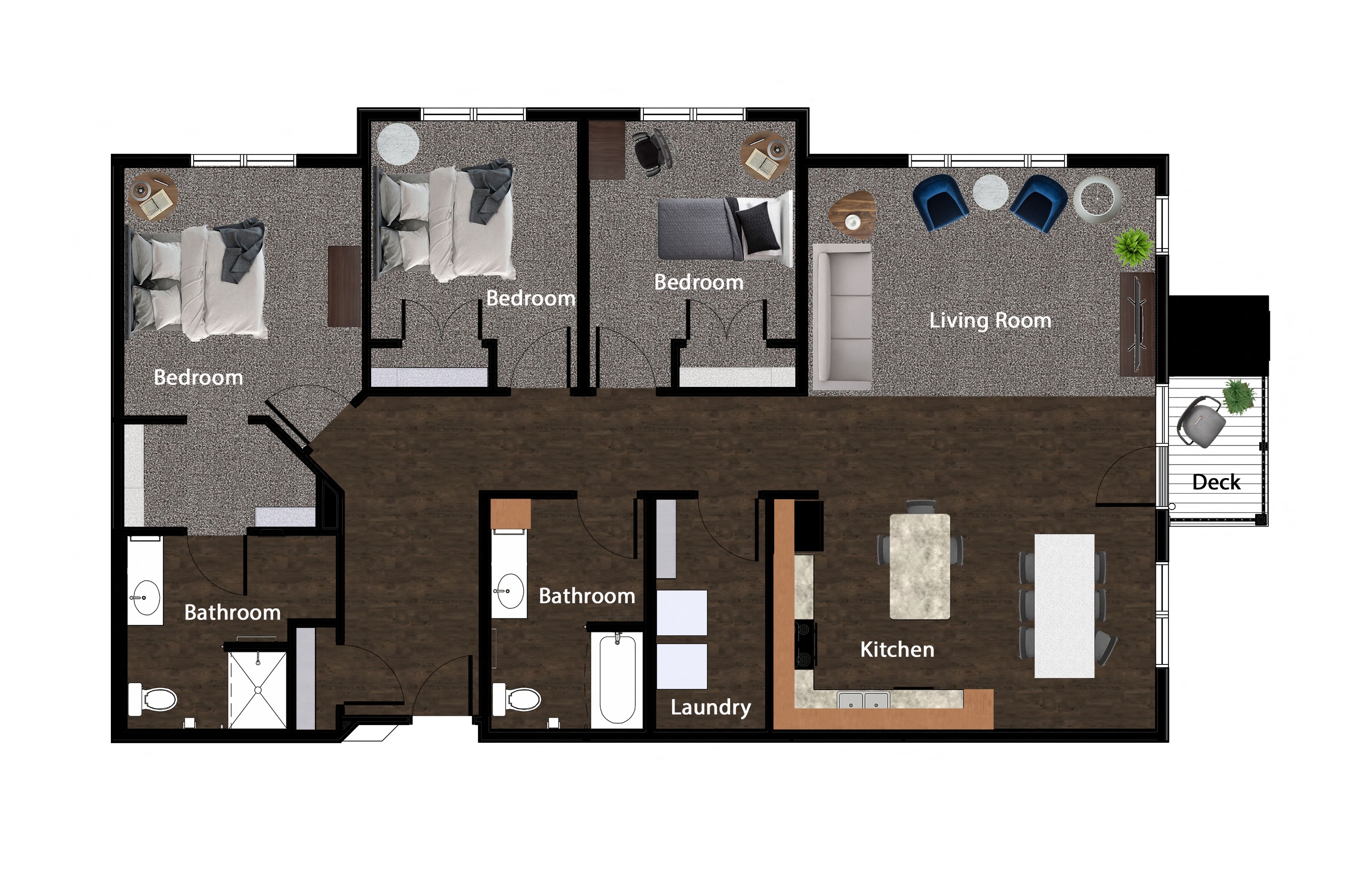 Floor Plans of Connex Apartments in St. Michael, MN